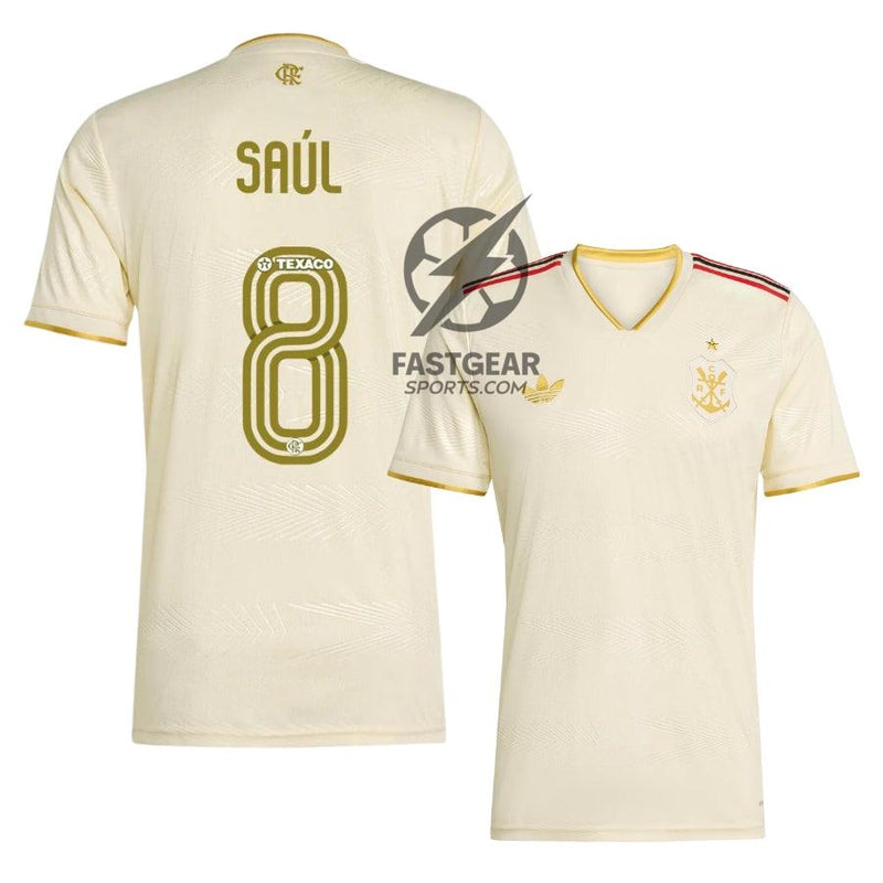 Flamengo Third Saul 8 Fan Jersey 2025/26 Official Printing