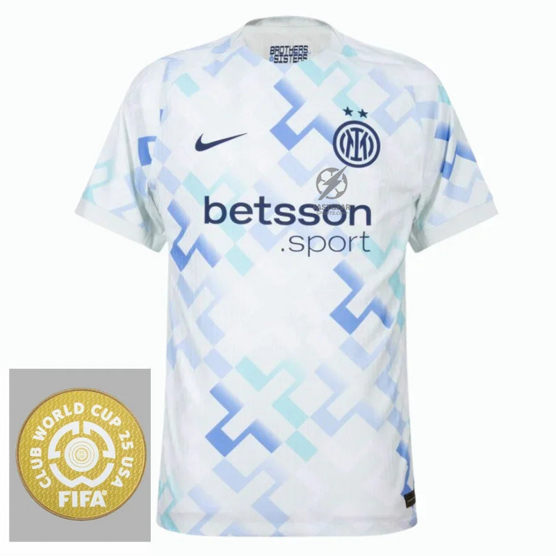 Inter Milan Away Fan Jersey 2025/26 Patch Club World Cup