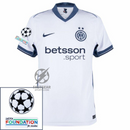 Inter Milan Dimarco 32 Away 2024/25 Patches UCL UEFA Foundation (Official Printing)