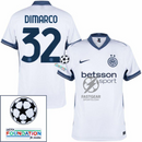 Inter Milan Dimarco 32 Away 2024/25 Patches UCL UEFA Foundation (Official Printing)