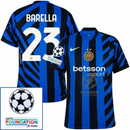 Inter Milan Home 2024/25 Patches UCL UEFA Foundation (Official Printing)