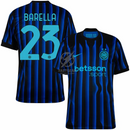 Inter Milan Home Barella 23 Home Fan Jersey 2025/26