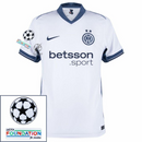 Inter Milan Lautaro 10 Away 2024/25 Patches UCL UEFA Foundation (Official Printing)