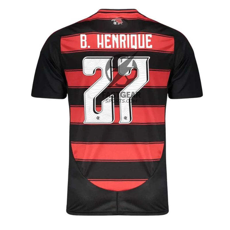 Flamengo B. HENRIQUE 27 Home Fan Jersey 2025/26