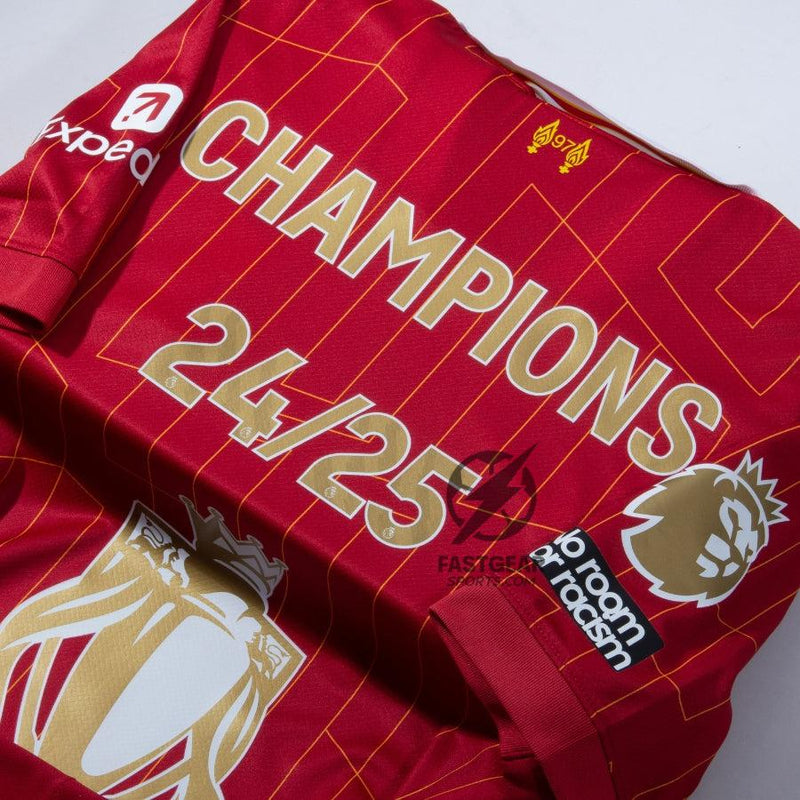 Liverpool Premier League Winners Trophy Edition Home Fan Jersey 2024/25