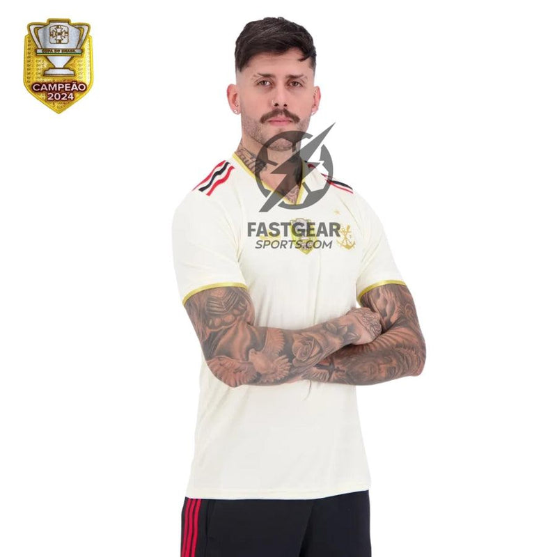 Flamengo Third Fan Jersey 2025/26 Patch Campeão Copa do Brasil 2024
