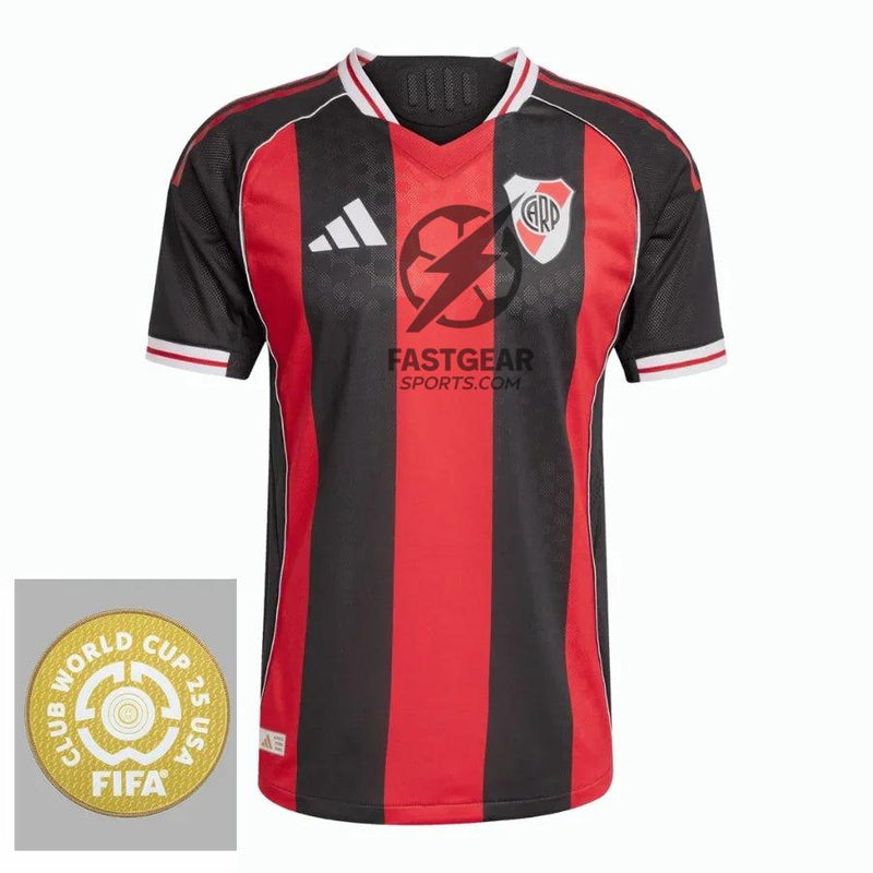 River Plate Away Fan Jersey 2025/26 Patch Club World Cup