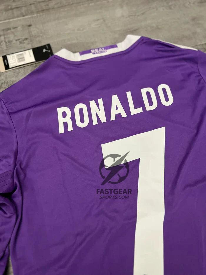 Retro Real Madrid Long-sleeve Away Jersey 2016/17