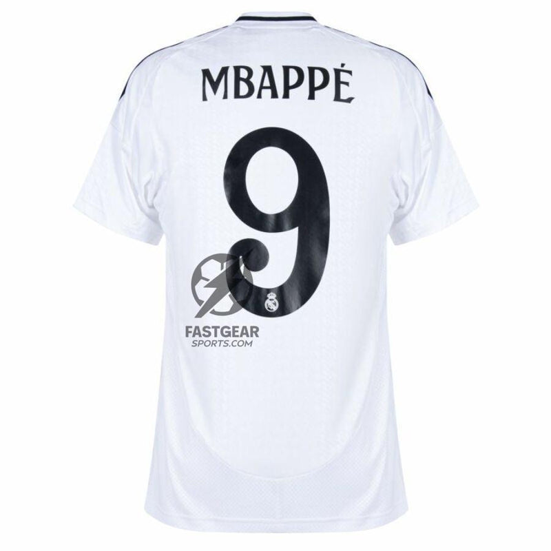 Real Madrid Home Fan Jersey 2024/25 Patches UCL UEFA Foundation (Official Printing)
