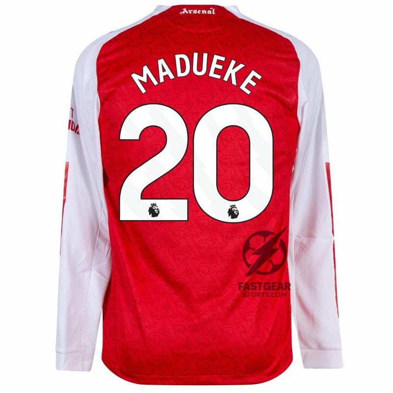 Arsenal Madueke 20 Home Long Sleeve Fan Jersey 2025/26