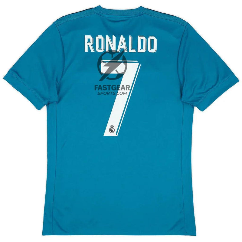 Cristiano Ronaldo #7 Real Madrid Third Retro Jersey 2017/18