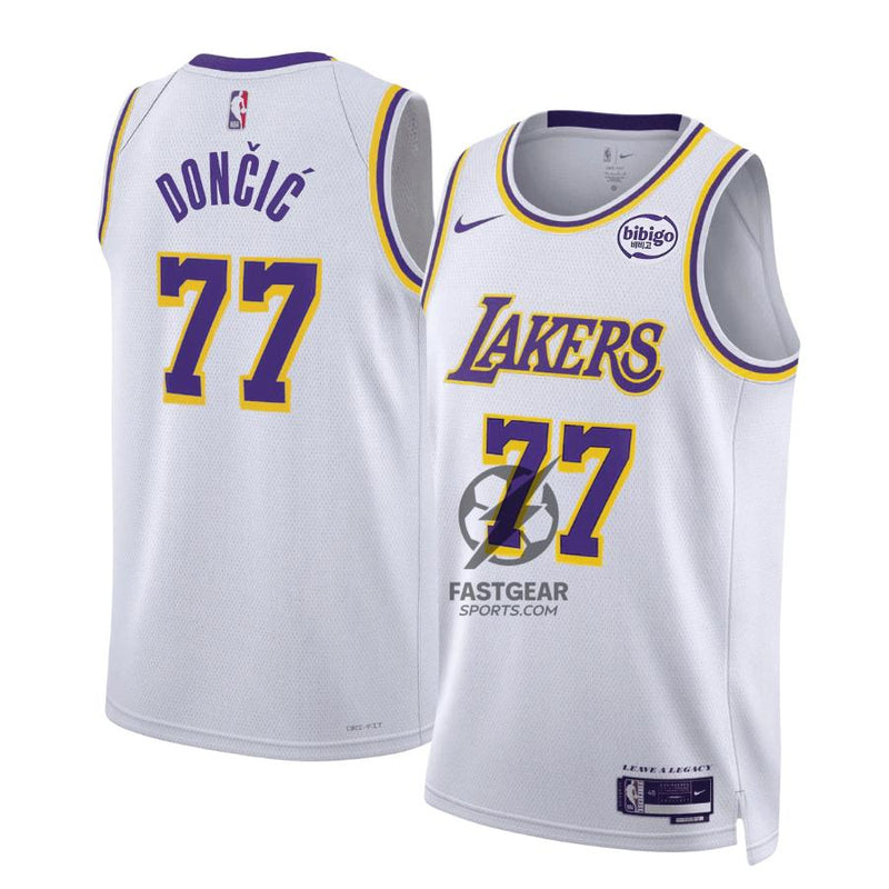 Luka Doncic 77 Los Angeles Lakers Association Edition NBA Jersey