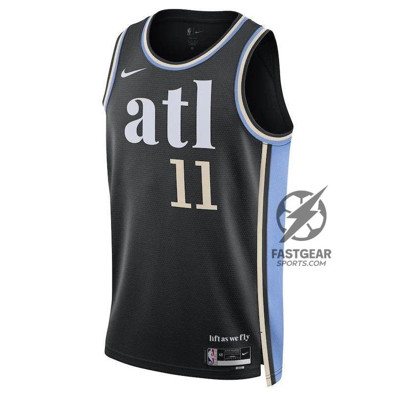 Trae Young Atlanta Hawks Unisex 23/24 NBA Jersey - Black - City Edition