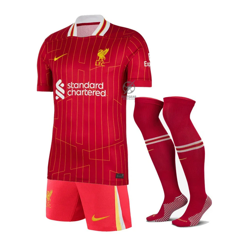 Kids KIT Liverpool Home Jersey 2024/25