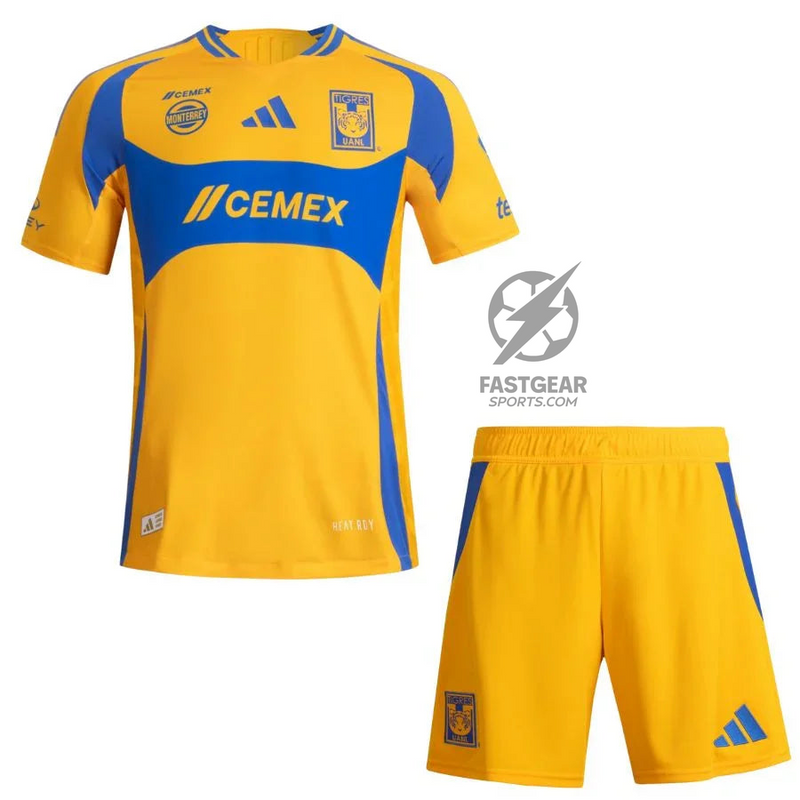 Kids KIT Tigres Home Fan Jersey 2024/25