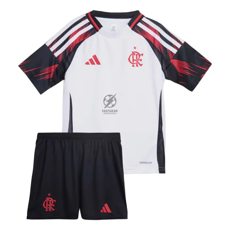 Kids Kit Flamengo Away 2025/26