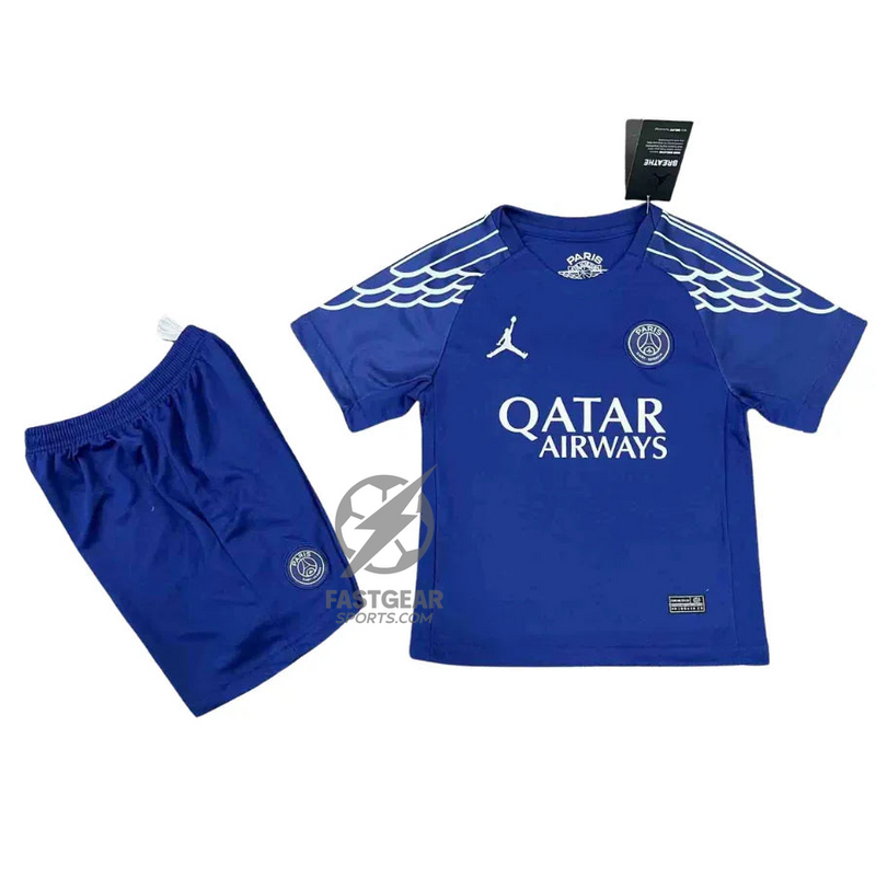 Kids Kit PSG Away Fan Jersey 2025/26