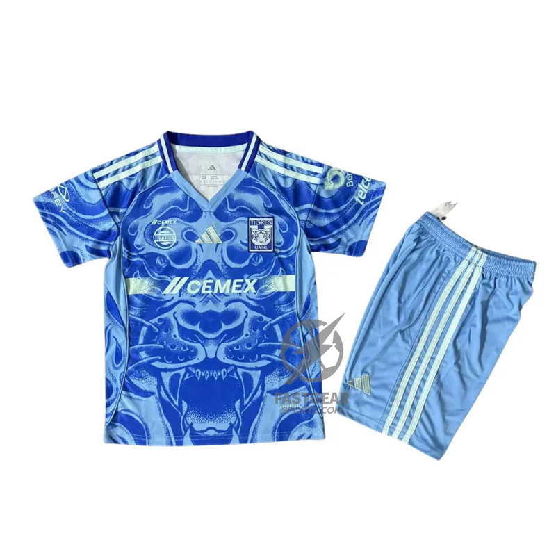 Kids Kit Tigres UANL Away 2025/26