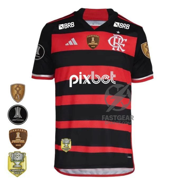 Kit 3 Jersey Flamengo Home, Away e Third 2024/25