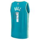 LaMelo Ball Charlotte Hornets Fanatics Branded unisex 23/24 Fast Break NBA Jersey - Teal - City Edition