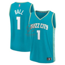 LaMelo Ball Charlotte Hornets Fanatics Branded unisex 23/24 Fast Break NBA Jersey - Teal - City Edition