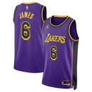 LeBron James Los Angeles Lakers 2023 Statement Edition NBA Jersey - Purple