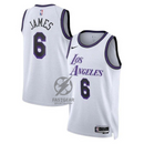 LeBron James Los Angeles Lakers Unisex 2023 NBA Jersey - City Edition - White