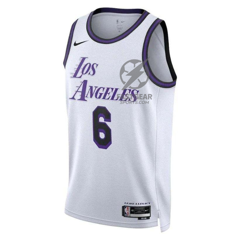 LeBron James Los Angeles Lakers Unisex 2023 NBA Jersey - City Edition - White