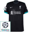Liverpool Away 2024/25 Patches UCL UEFA Foundation (Official Printing)
