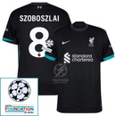 Liverpool Away 2024/25 Patches UCL UEFA Foundation (Official Printing)
