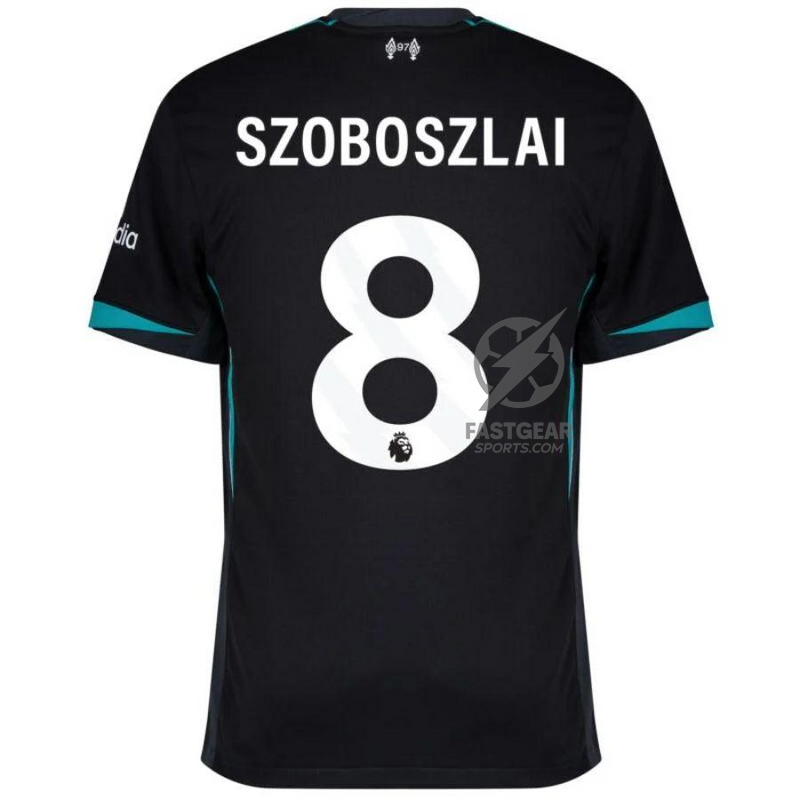 Liverpool Away 2024/25 Patches UCL UEFA Foundation (Official Printing)