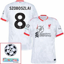 Liverpool Away 2024/25 Patches UCL UEFA Foundation (Official Printing)