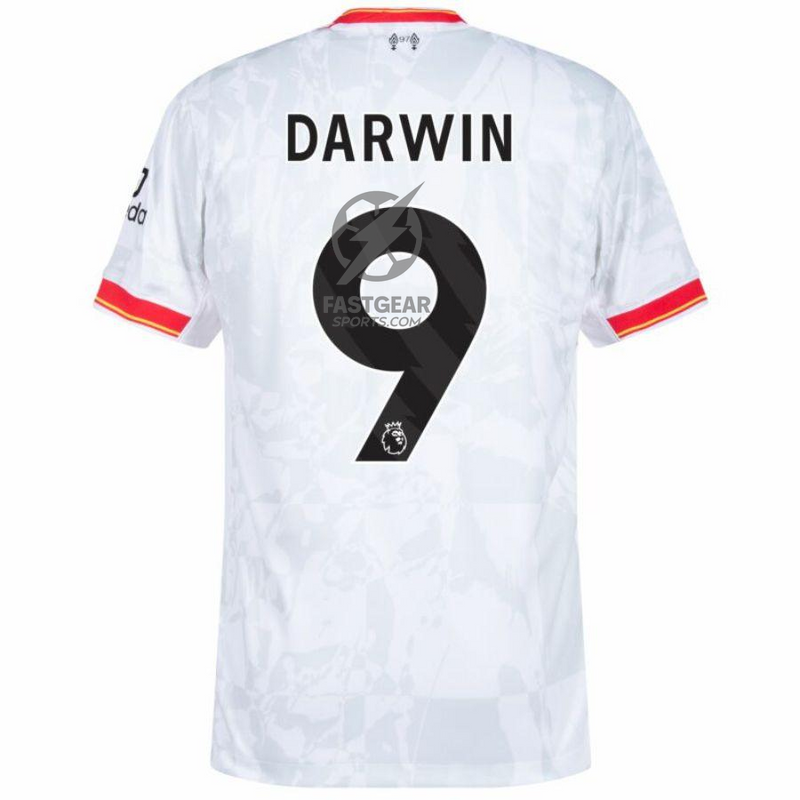 Liverpool Darwin 9 Away 2024/25 Patches UCL UEFA Foundation (Official Printing)