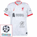 Liverpool Darwin 9 Away 2024/25 Patches UCL UEFA Foundation (Official Printing)