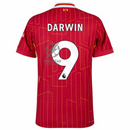 Liverpool Darwin 9 Home 2024/25 Patches UCL UEFA Foundation (Official Printing)