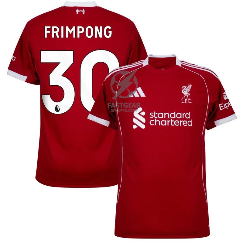 Liverpool Frimpong 30 Home Fan Jersey 2025/26