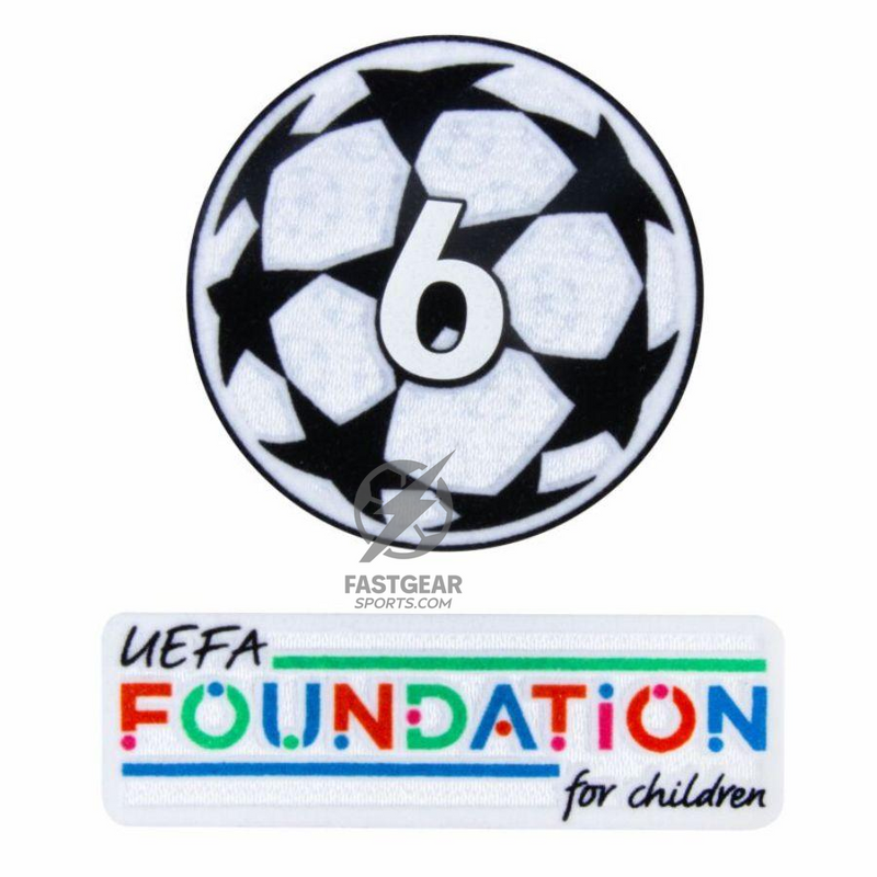 Liverpool Gakpo 18 Home 2024/25 Patches UCL UEFA Foundation (Official Printing)