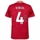 Liverpool Home 2024/25 Patches UCL UEFA Foundation (Official Printing)