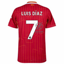 Liverpool Home 2024/25 Patches UCL UEFA Foundation (Official Printing)