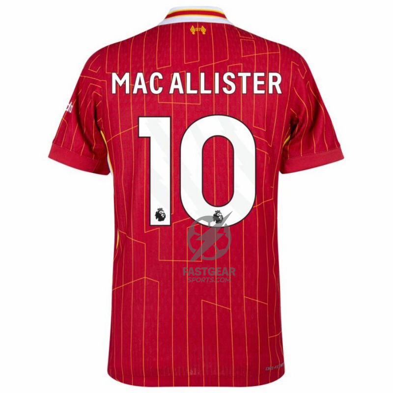 Liverpool Home 2024/25 Patches UCL UEFA Foundation (Official Printing)