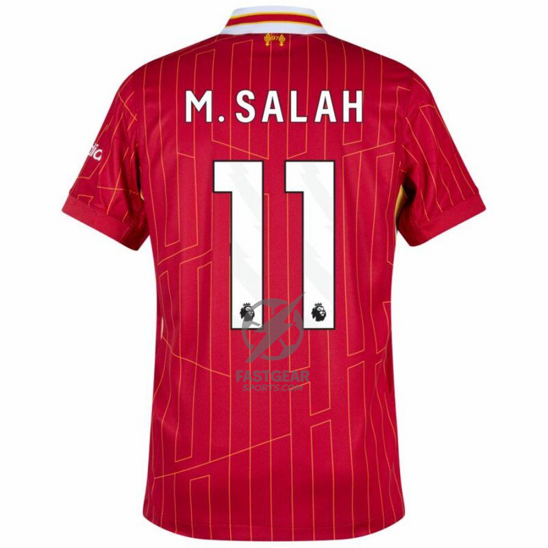 Liverpool Home 2024/25 Patches UCL UEFA Foundation (Official Printing)