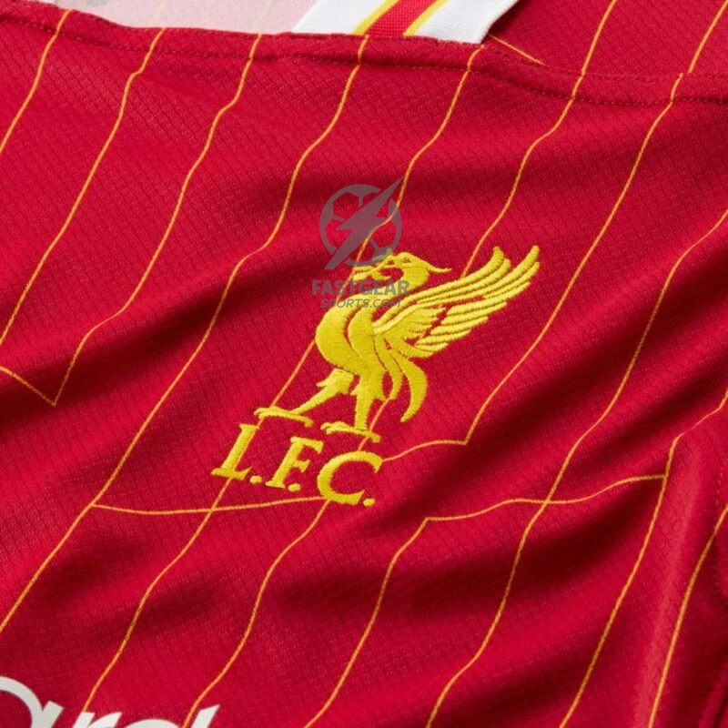 Liverpool Mac Allister 10 Home 2024/25 Patches UCL UEFA Foundation (Official Printing)