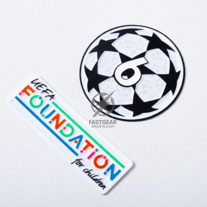 Liverpool Mac Allister 10 Home 2024/25 Patches UCL UEFA Foundation (Official Printing)
