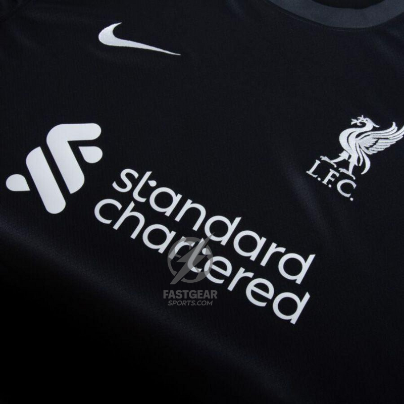 Liverpool Mohamed Salah 11 Away 2024/25 Patches UCL UEFA Foundation (Official Printing)