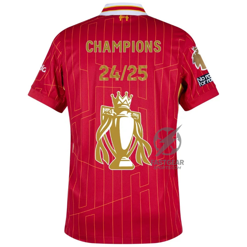 Liverpool Premier League Winners Trophy Edition Home Fan Jersey 2024/25