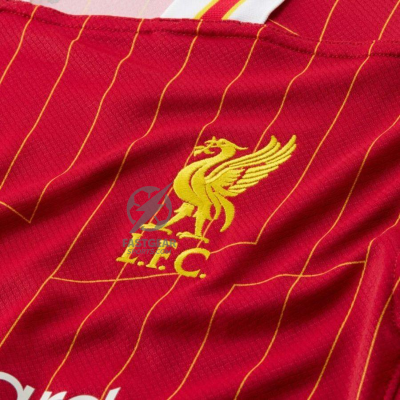 Liverpool Szoboszlai 8 Home 2024/25 Patches UCL UEFA Foundation (Official Printing)