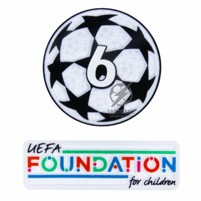 Liverpool Virgil 4 Home 2024/25 Patches UCL UEFA Foundation (Official Printing)