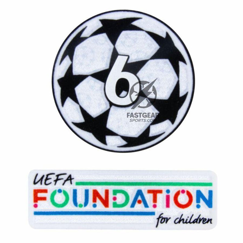 Liverpool Gakpo 18 Home 2024/25 Patches UCL UEFA Foundation (Official Printing)