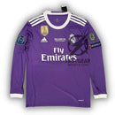 Retro Real Madrid Long-sleeve Away Jersey 2016/17