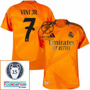 Real Madrid Away Fan Jersey 2024/25 Patches UCL UEFA Foundation (Official Printing)